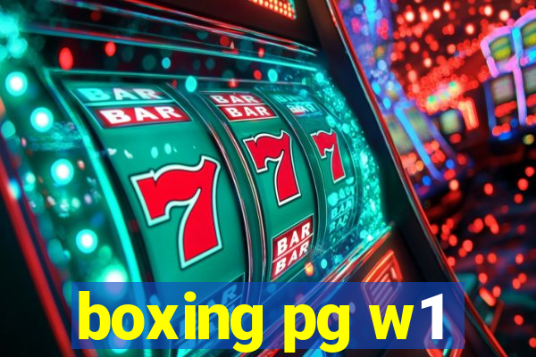 boxing pg w1
